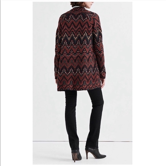 Lucky Brand Ikat Long Cardigan - Picture 3 of 4